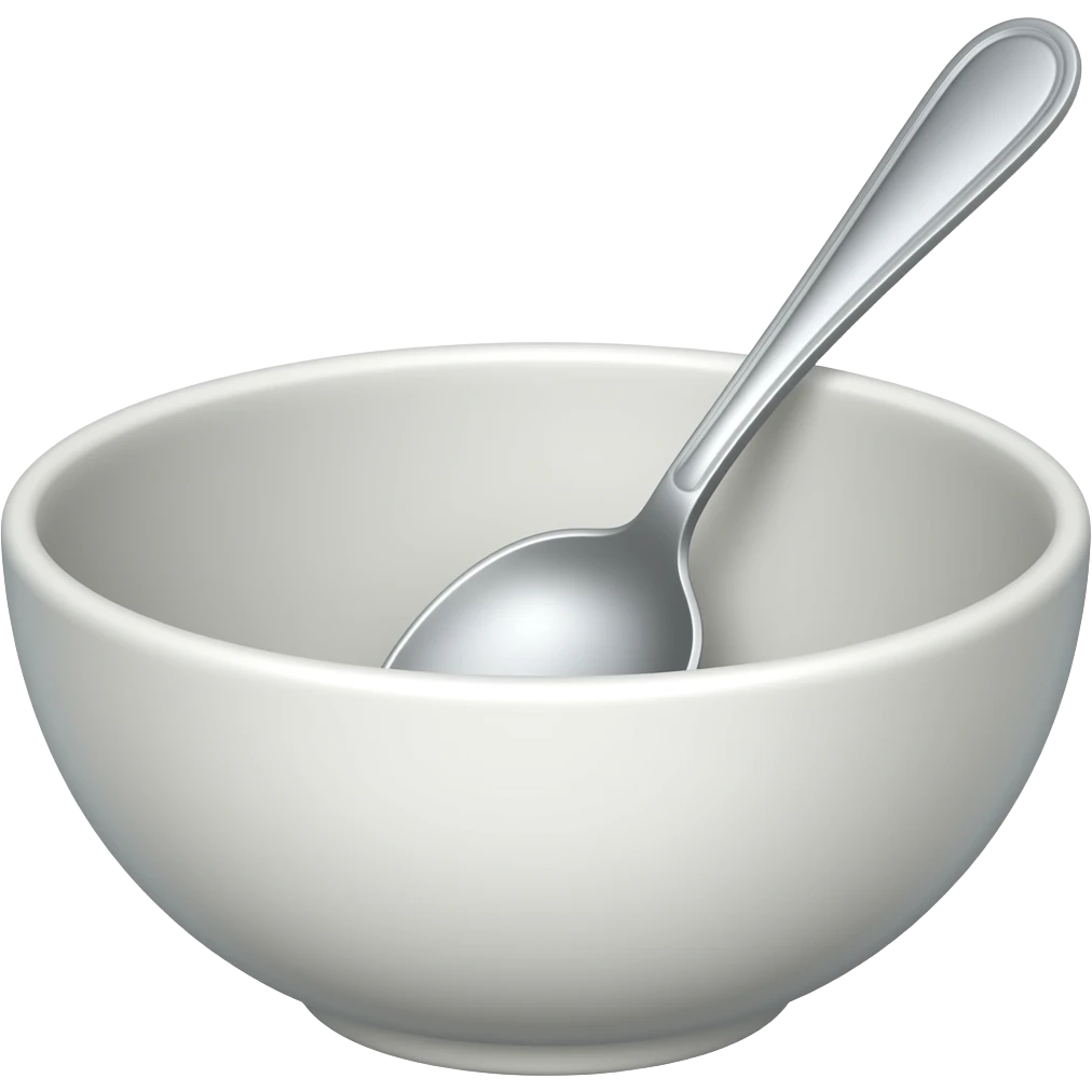 Bowl with Spoon emoji
