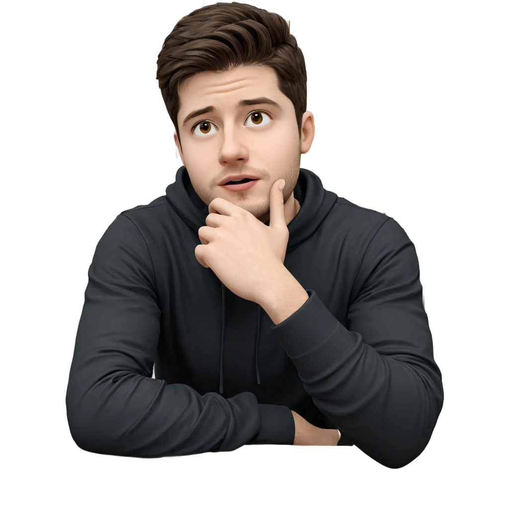 thoughtful moment in the cafe emoji