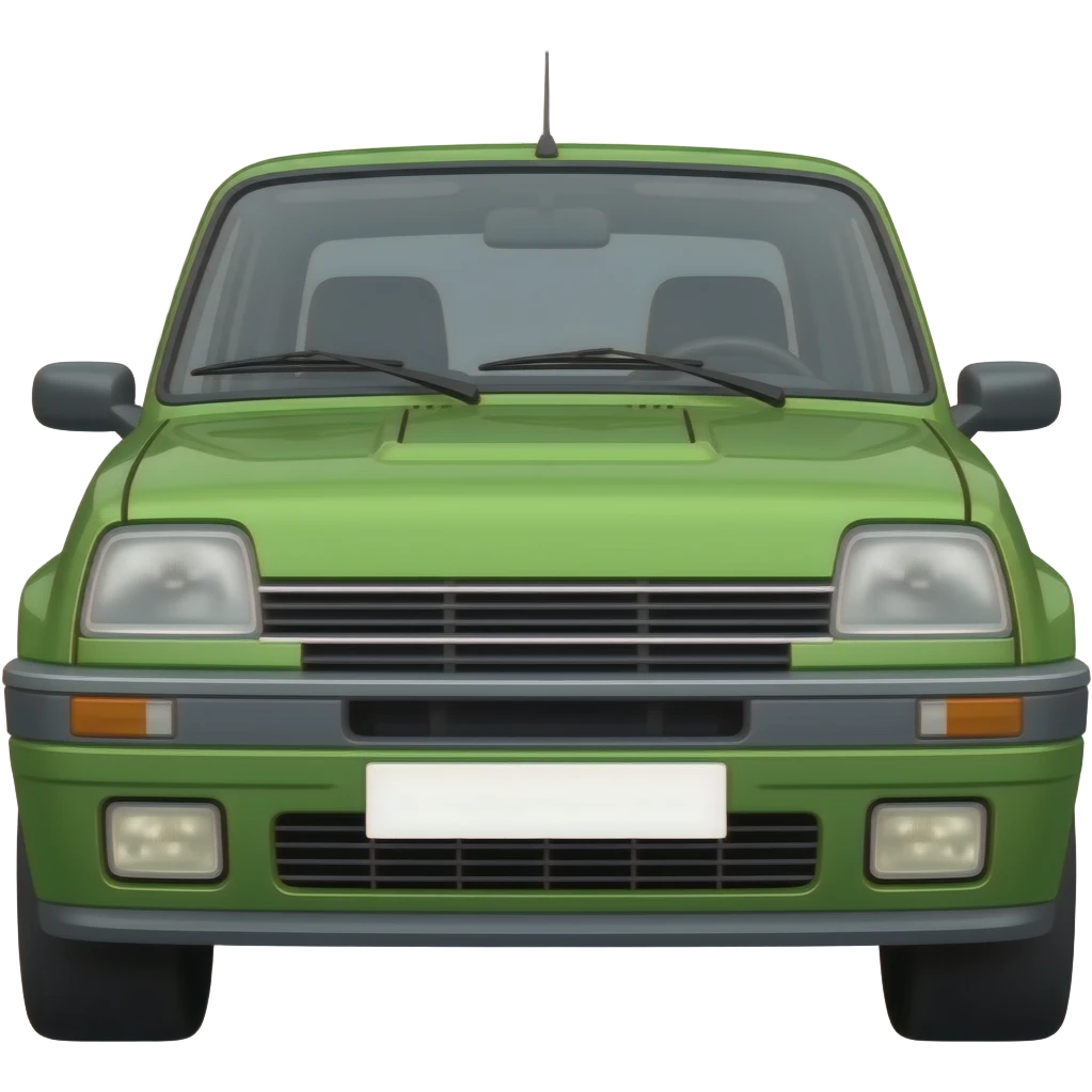 Renault 5 Electric Green emoji