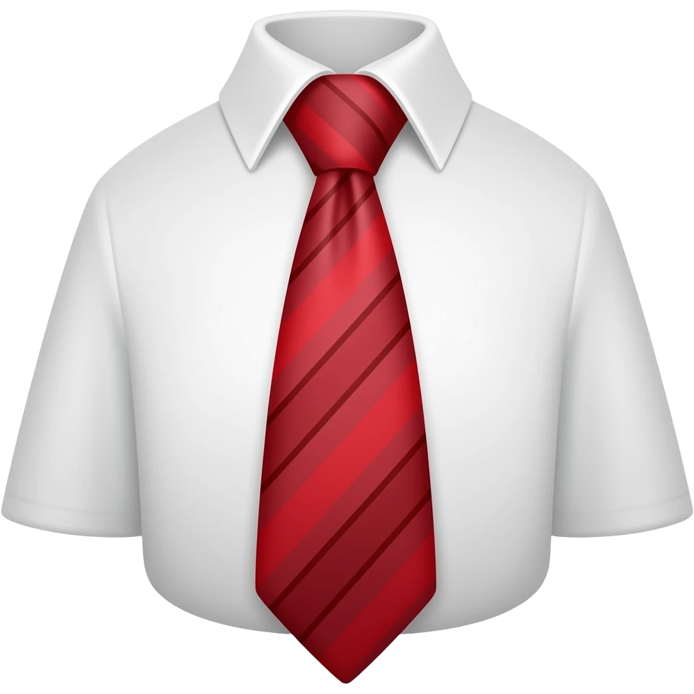 Make a red tie emoji