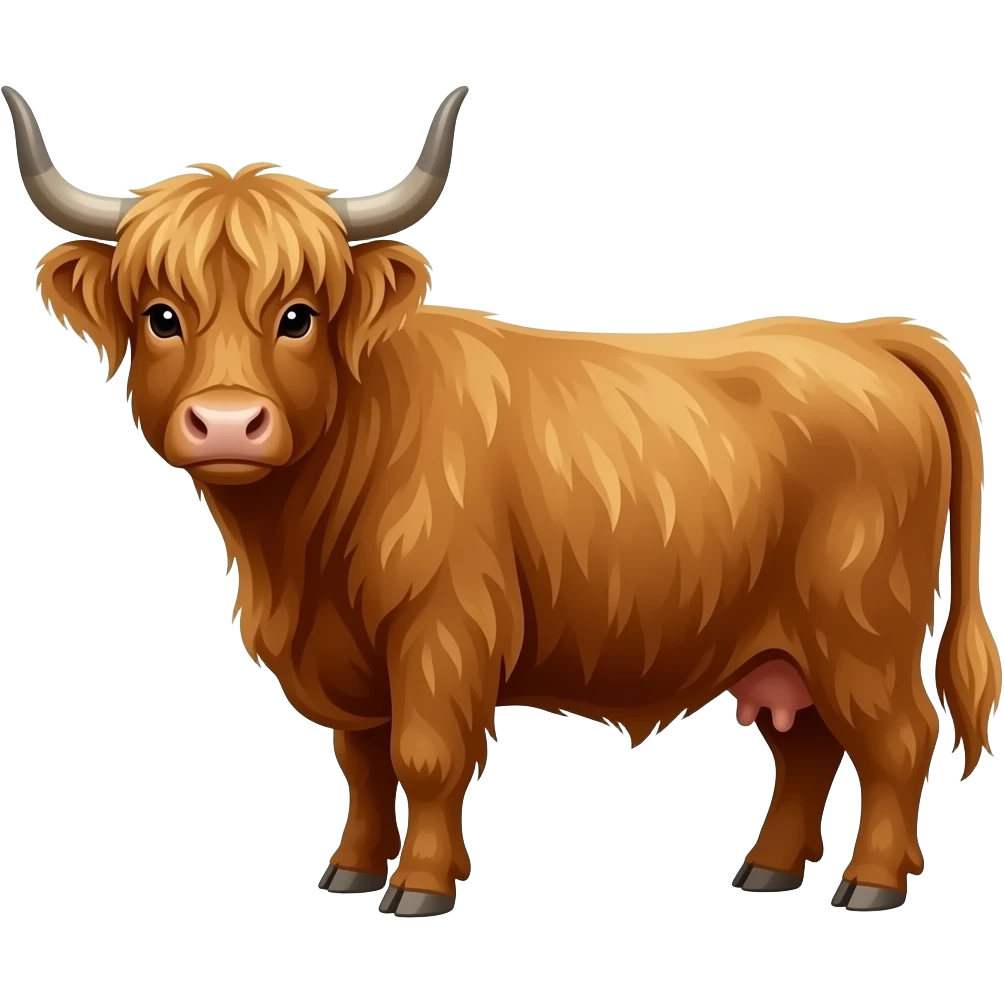 A highland cow emoji emoji