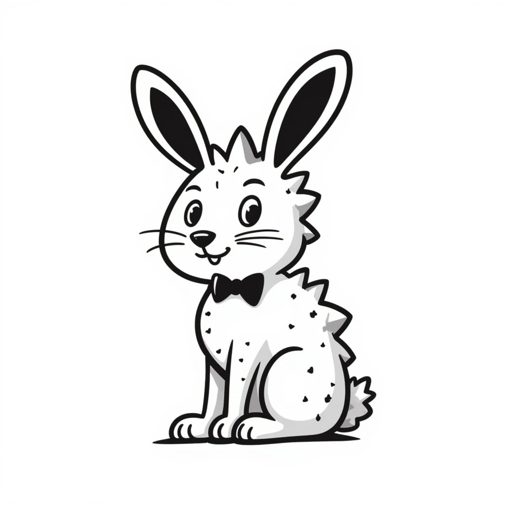 Prickly rabbit emoji