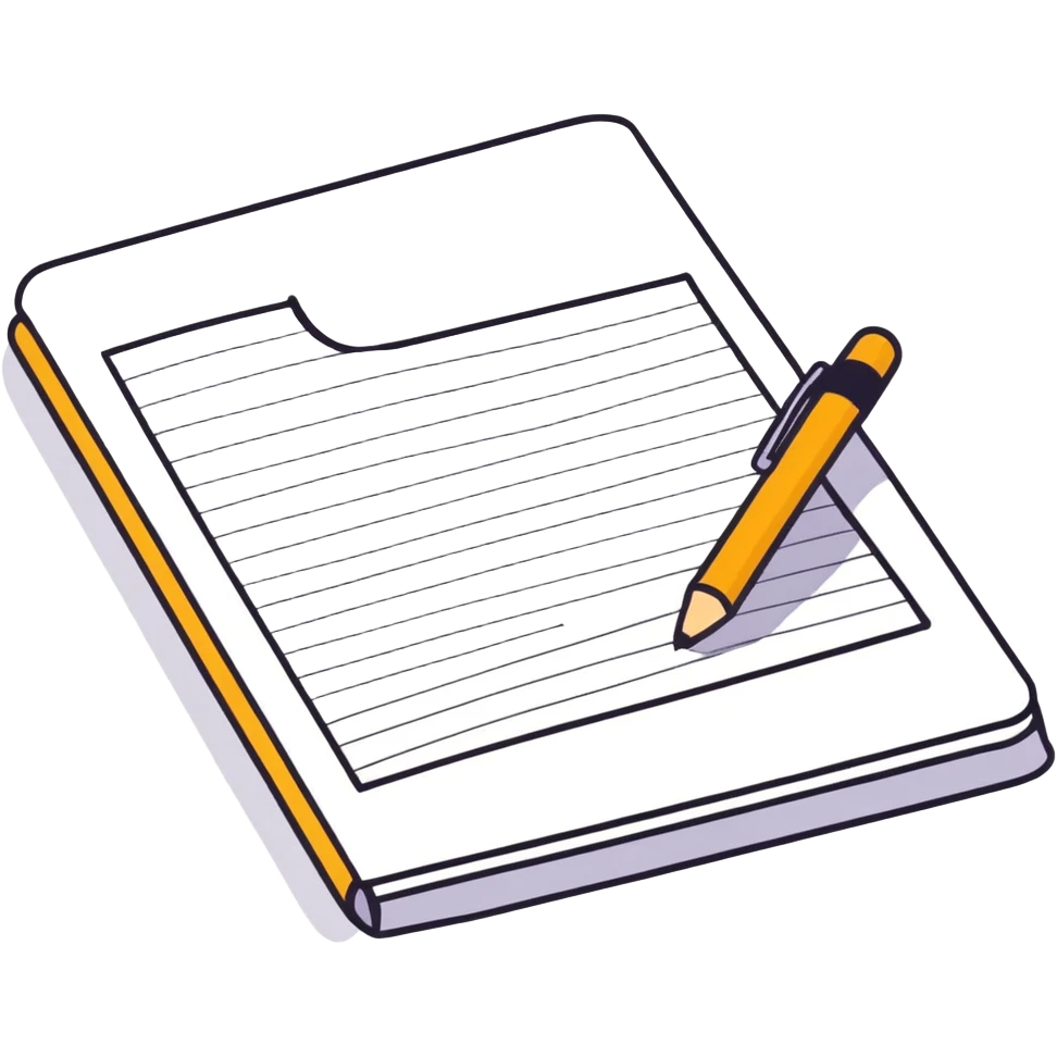 Writing in a Notebook  emoji