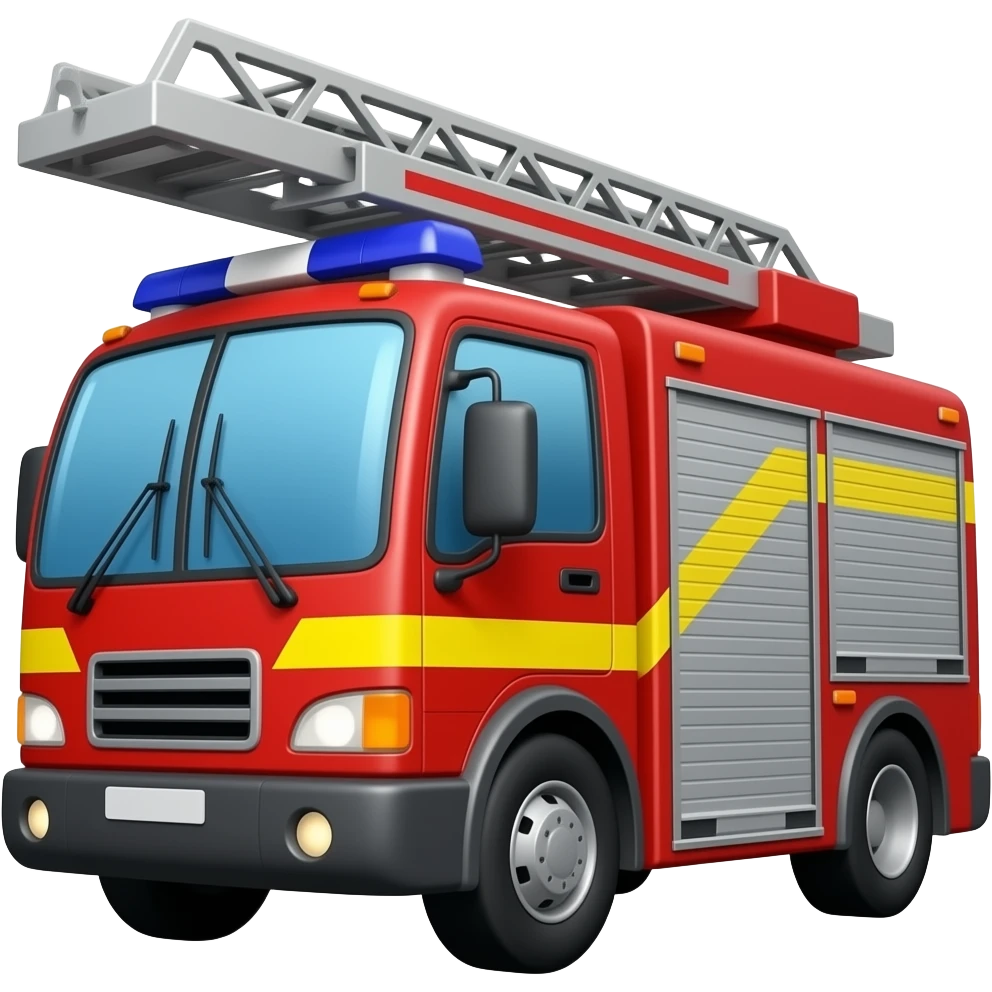 Fire Rescue Bus emoji