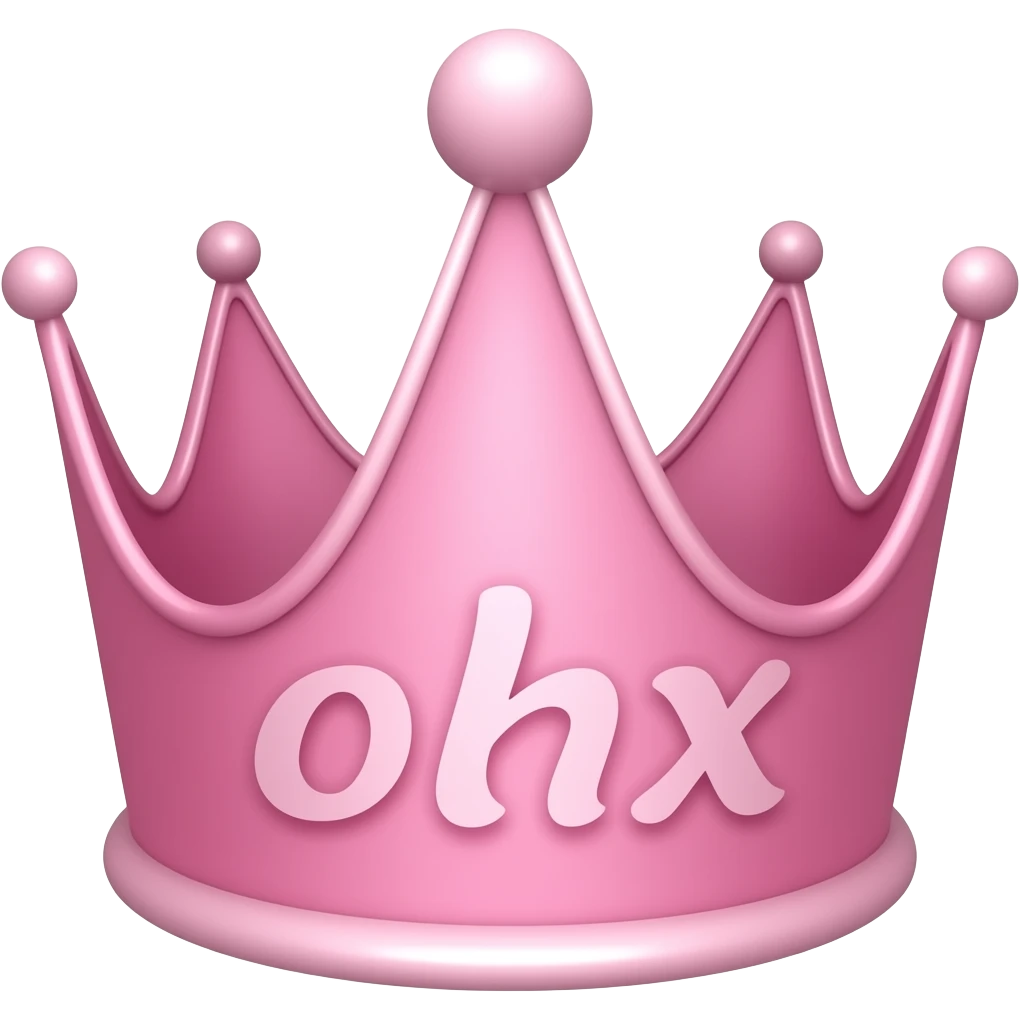 pink crown emoji