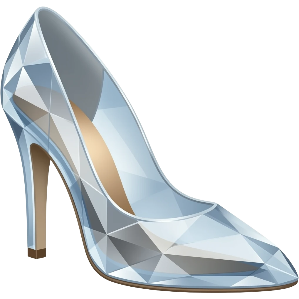 Sapato de cristal emoji