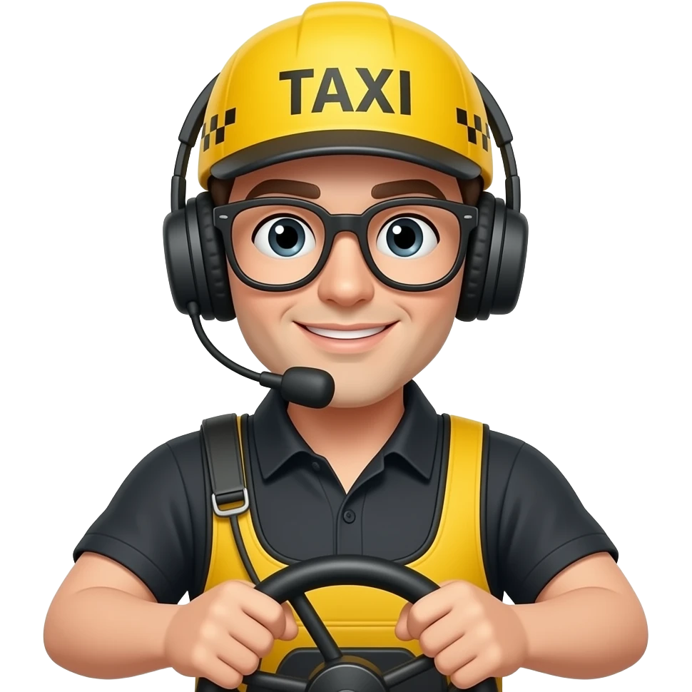 taxi driver emoji