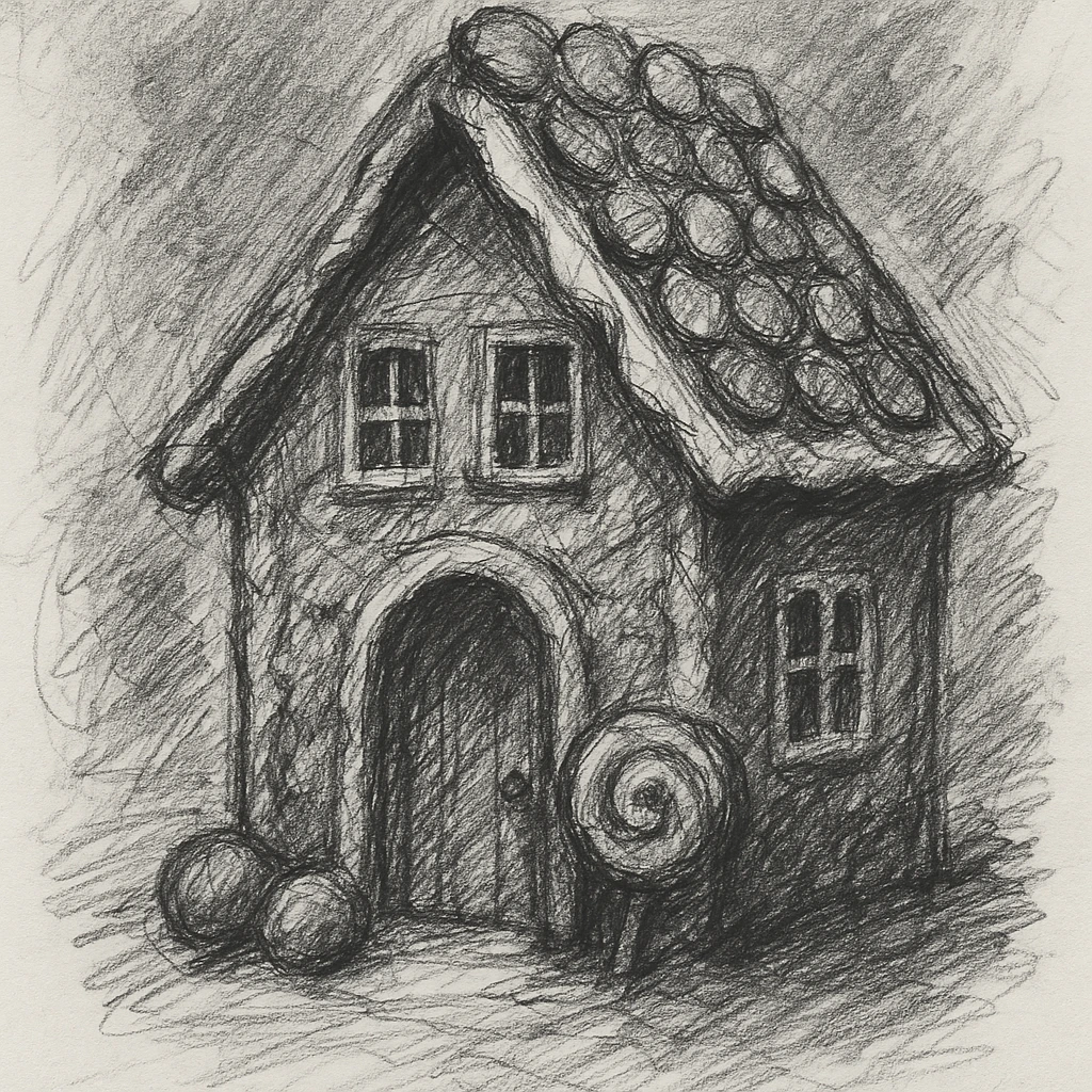 gingerbread house emoji