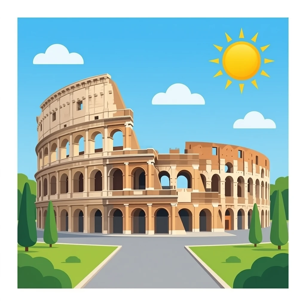 koloseum rome emoji