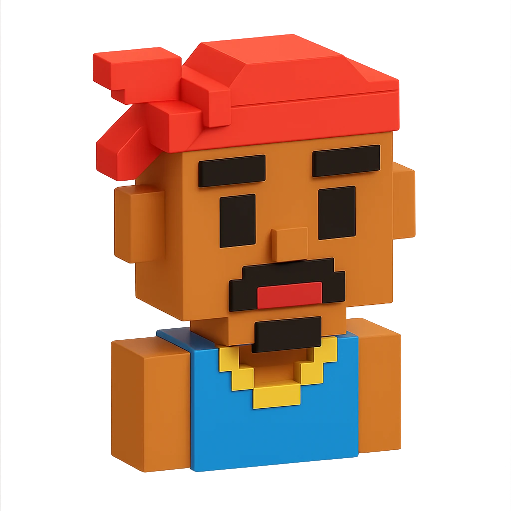 2Pac rapper emoji