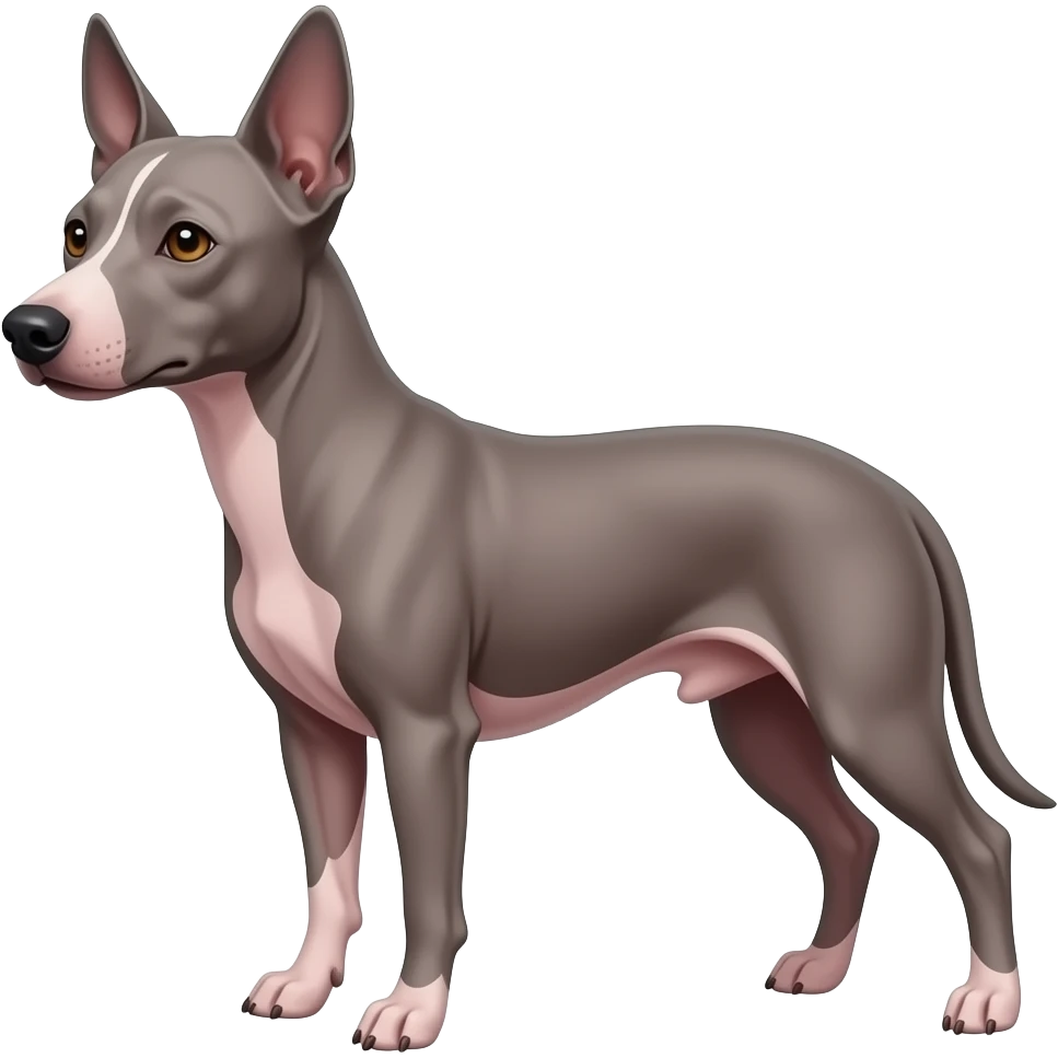 Un perro Xoloitzcuintle emoji