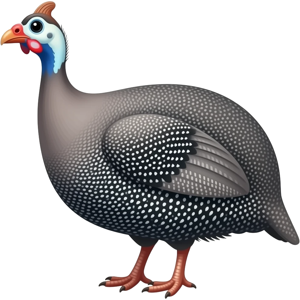 Guniea fowl emoji emoji