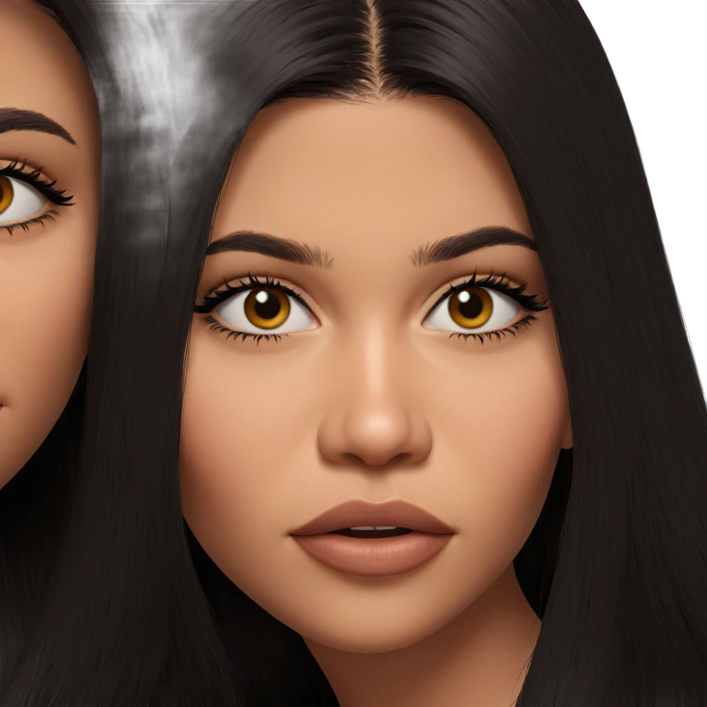 realistic portrait of girl emoji