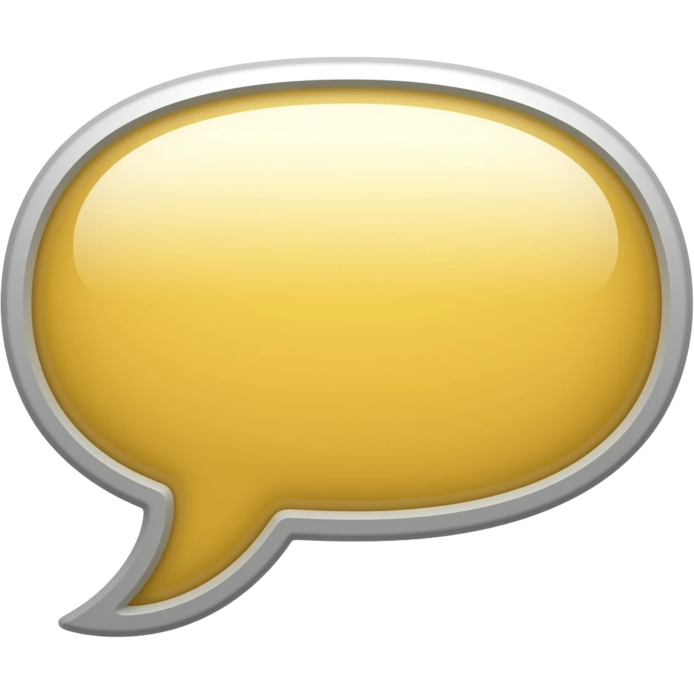 comment bubble emoji