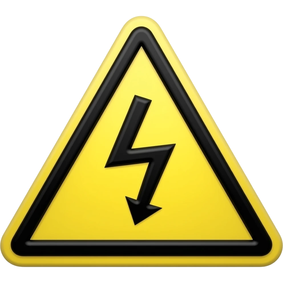 Hight voltage sign emoji