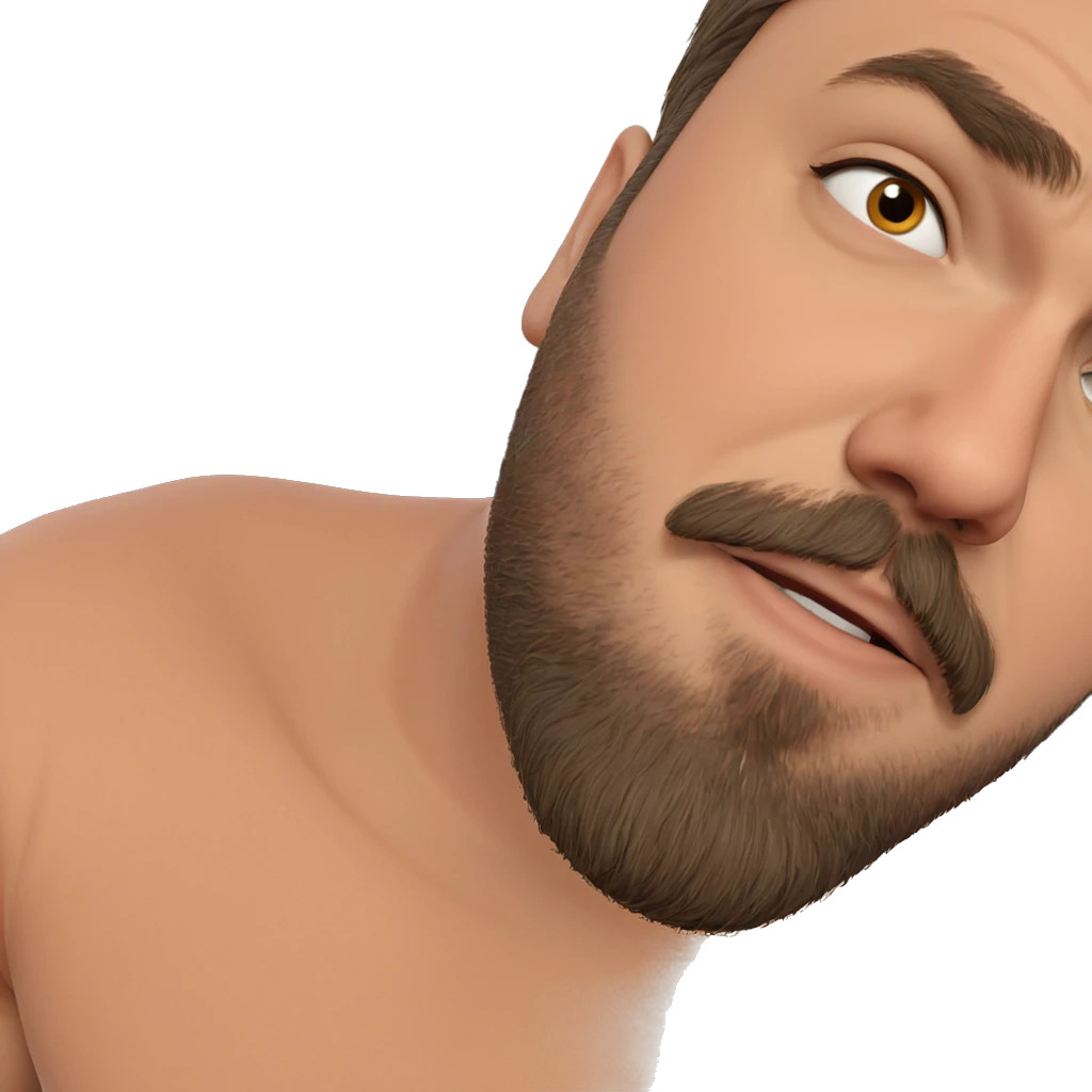 casual portrait of a man emoji