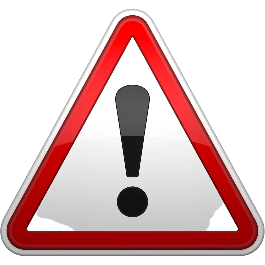 ALARMA cuidado emoji