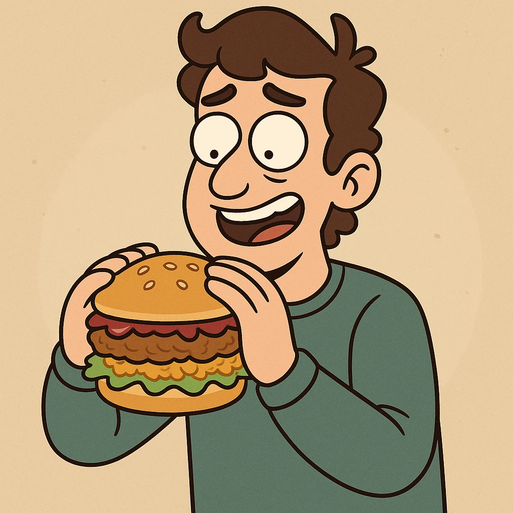 Thanksgiving burger emoji