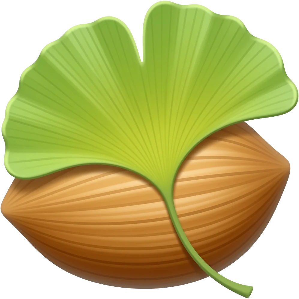 Ginkgo nut emoji