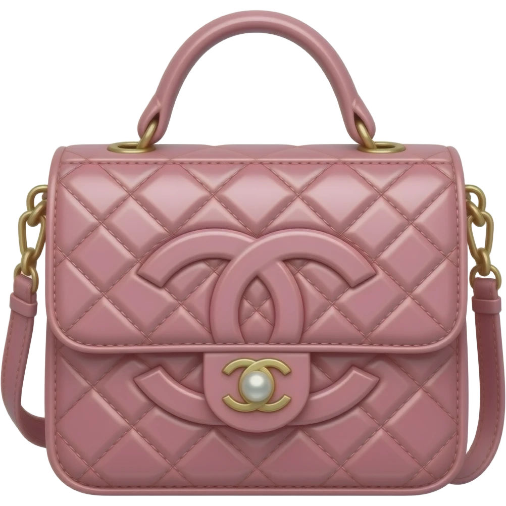 chanel pink bag emoji