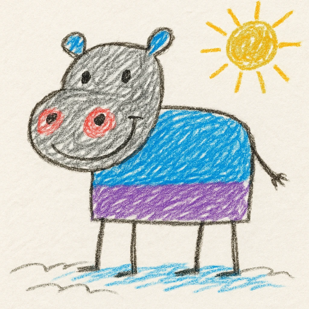 Hippo emoji