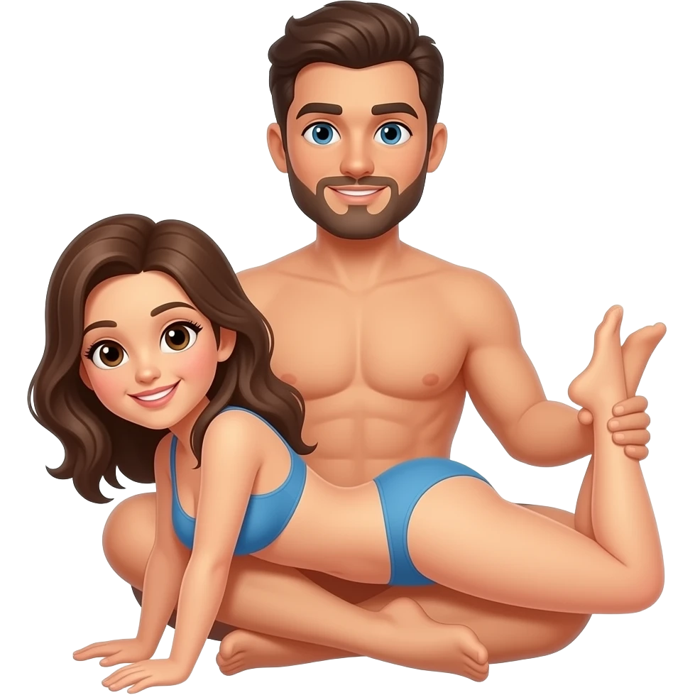 homme et femme kamasutra emoji