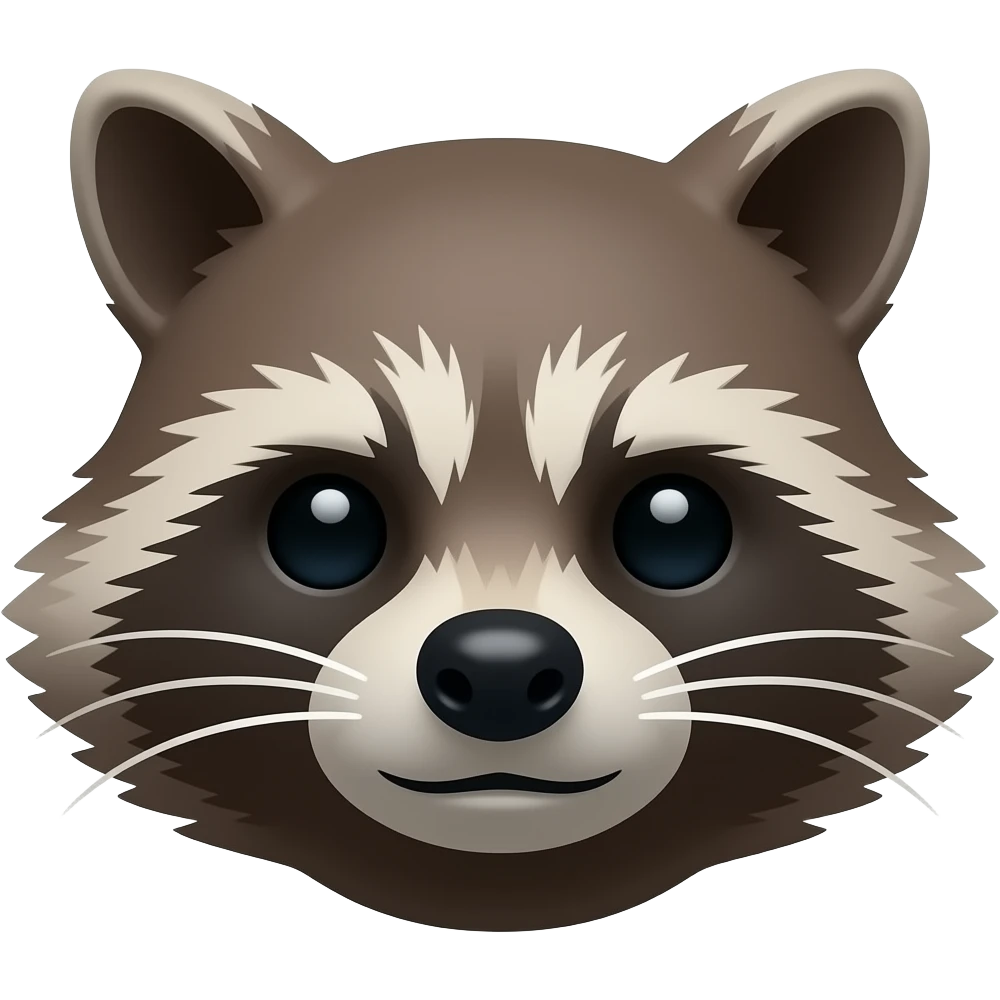 Create an emoji of rocket raccoon emoji