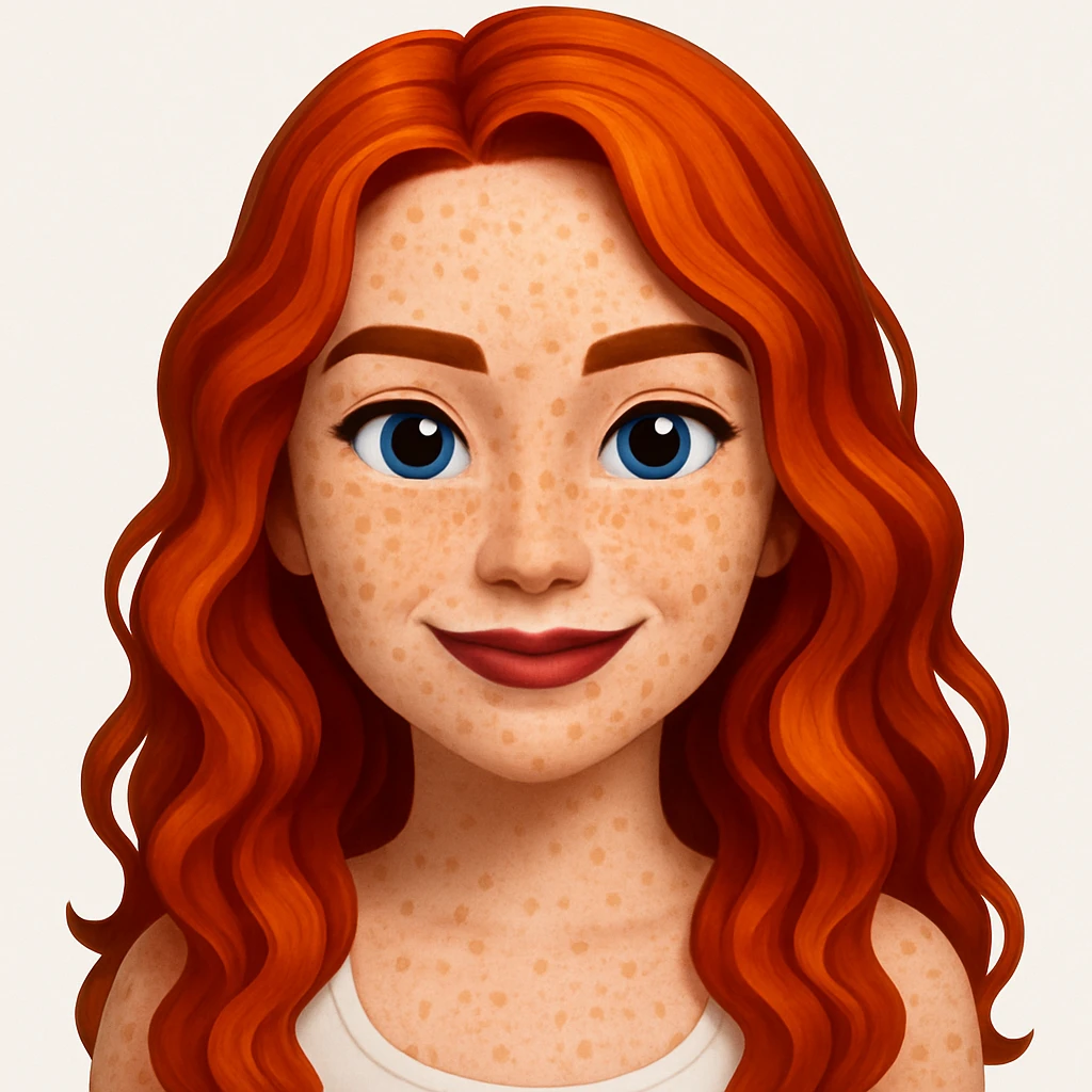 turn the second man in emoji style of the 1st image, match the facial features and match dressing style of the 2nd image, she is wearing white tank top emoji