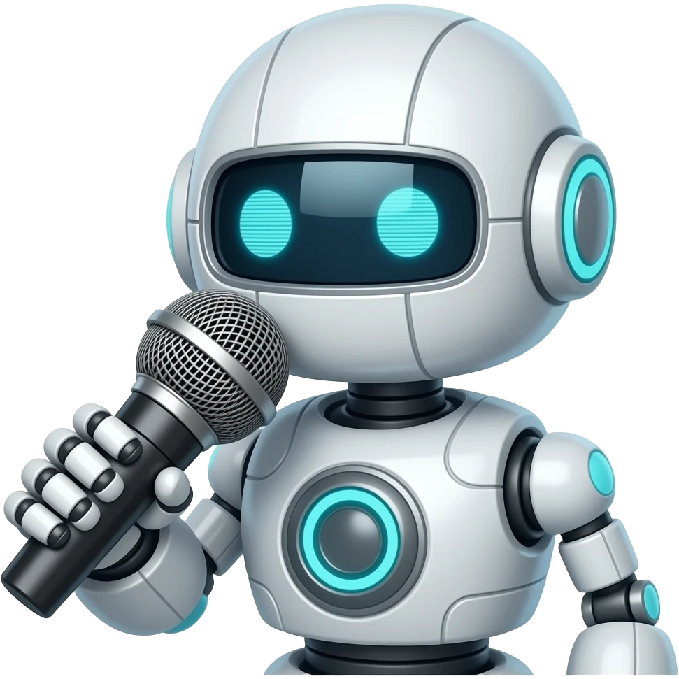 🤖+ 🎙 emoji