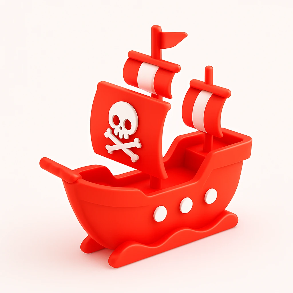 pirate ship emoji