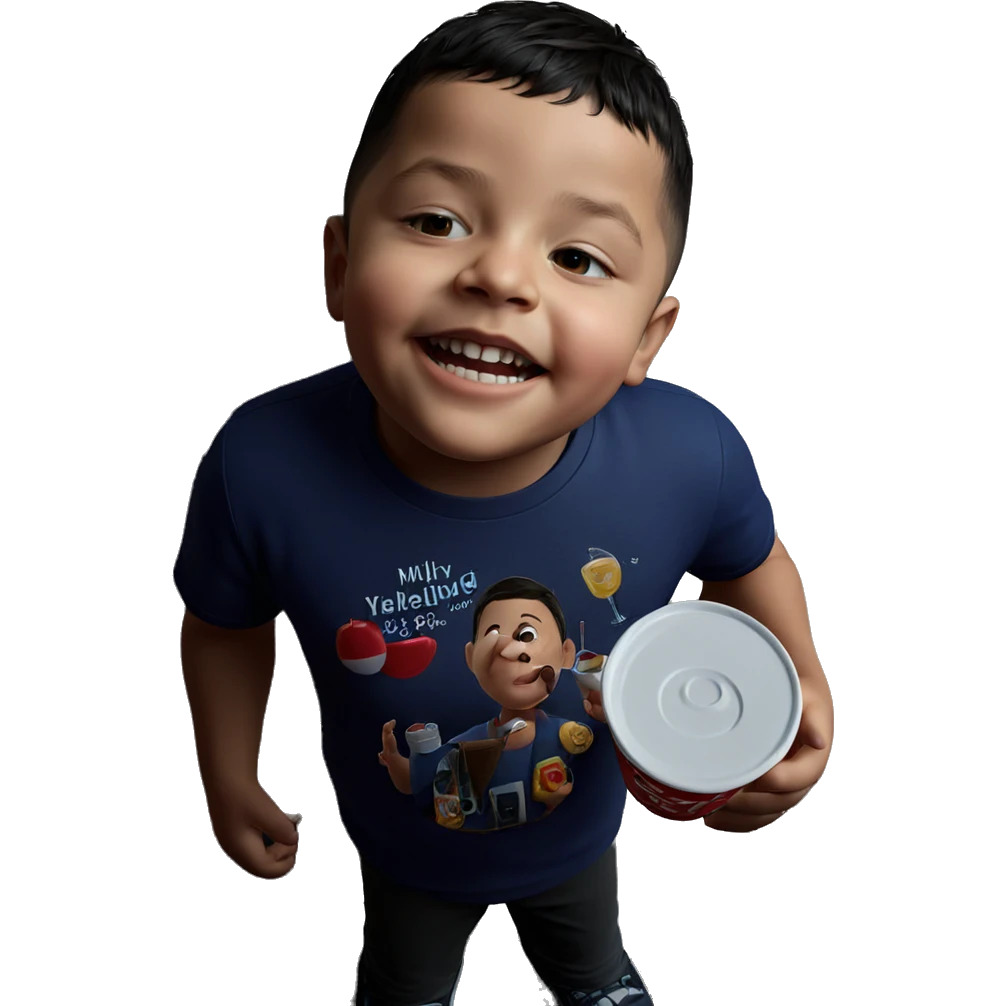 boy enjoying a drink emoji