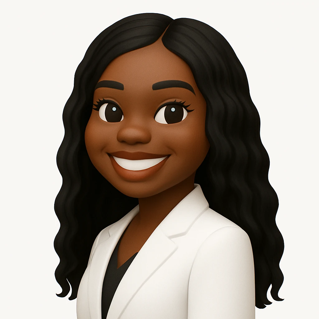 turn the second man in emoji style of the 1st image, match the facial features and match dressing style of the 2nd image, she is wearing white suit side pose emoji
