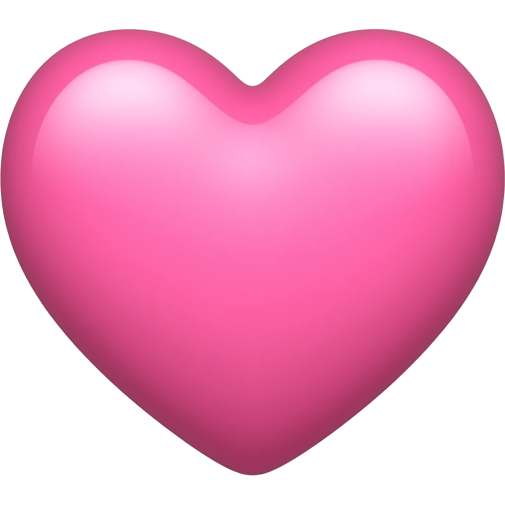 Baby pink heart emoji