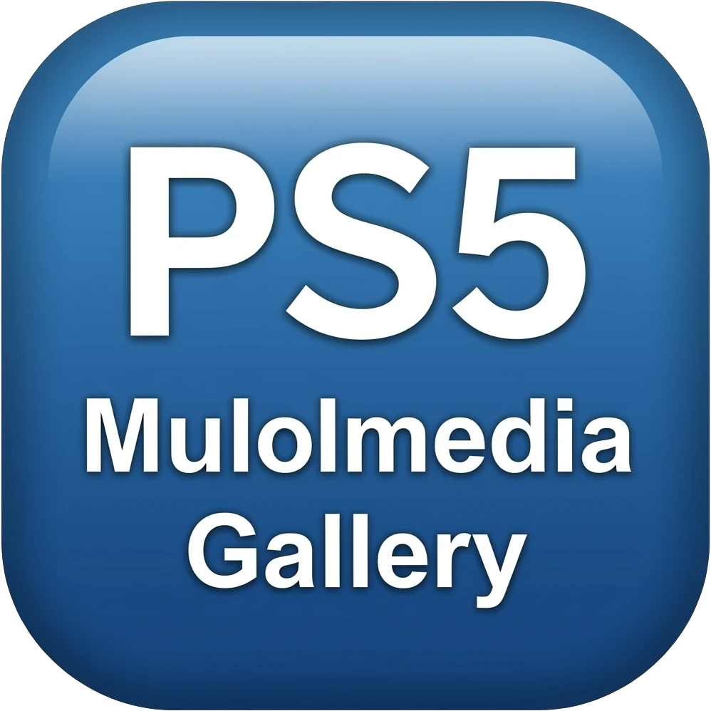 icone ps5  avec ecrit  ps5 galerie multimedia emoji