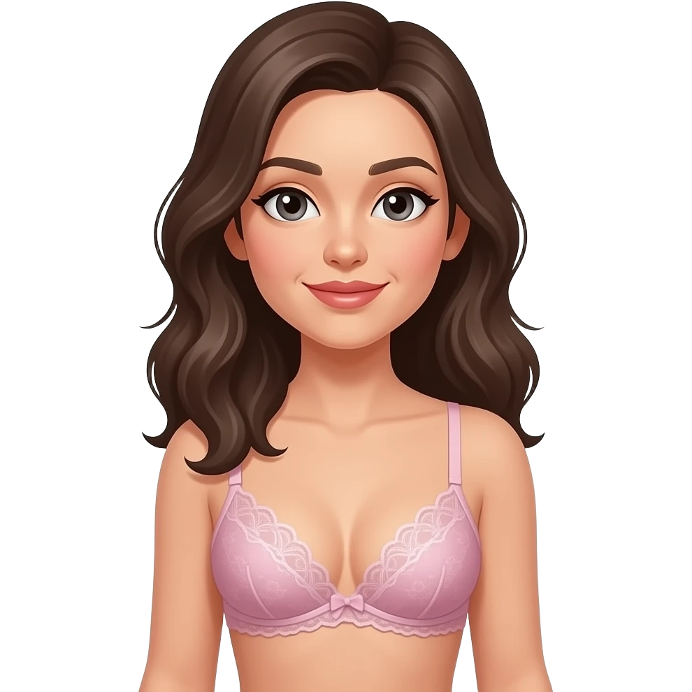 Woman in lingerie emoji