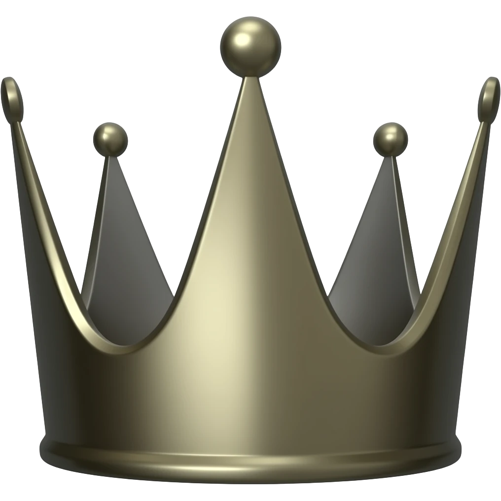 Black crown emoji