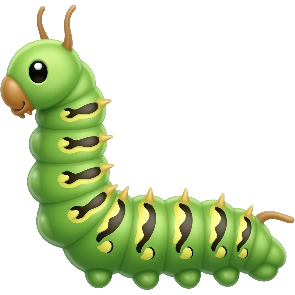 Caterpillar emoji