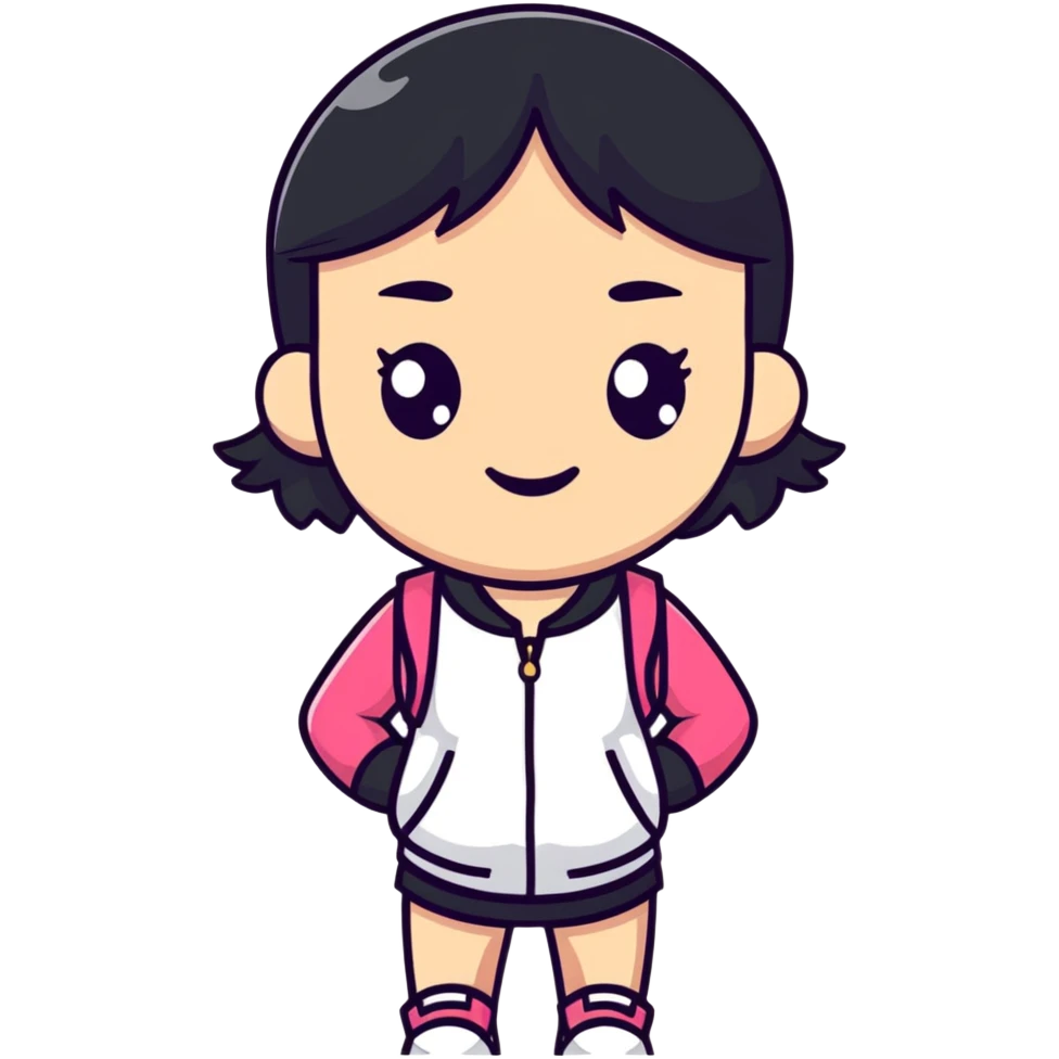 a cool girl with attitude emoji