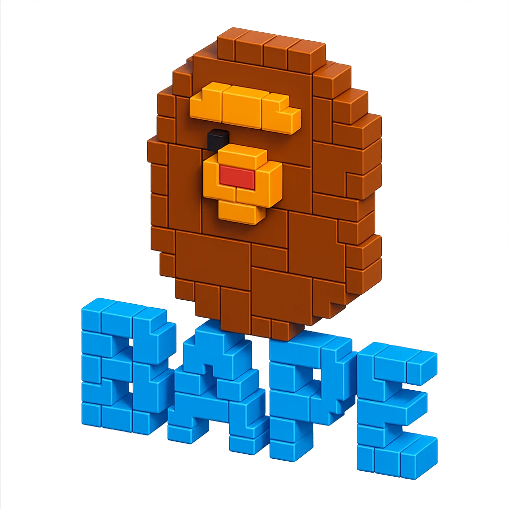 Сделай логотип Bape emoji