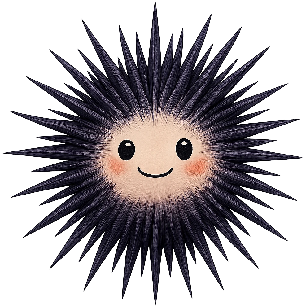 Make the spikes more realistic and dangerous while keeping the style consistent with the original image and maintaining a transparent background. emoji