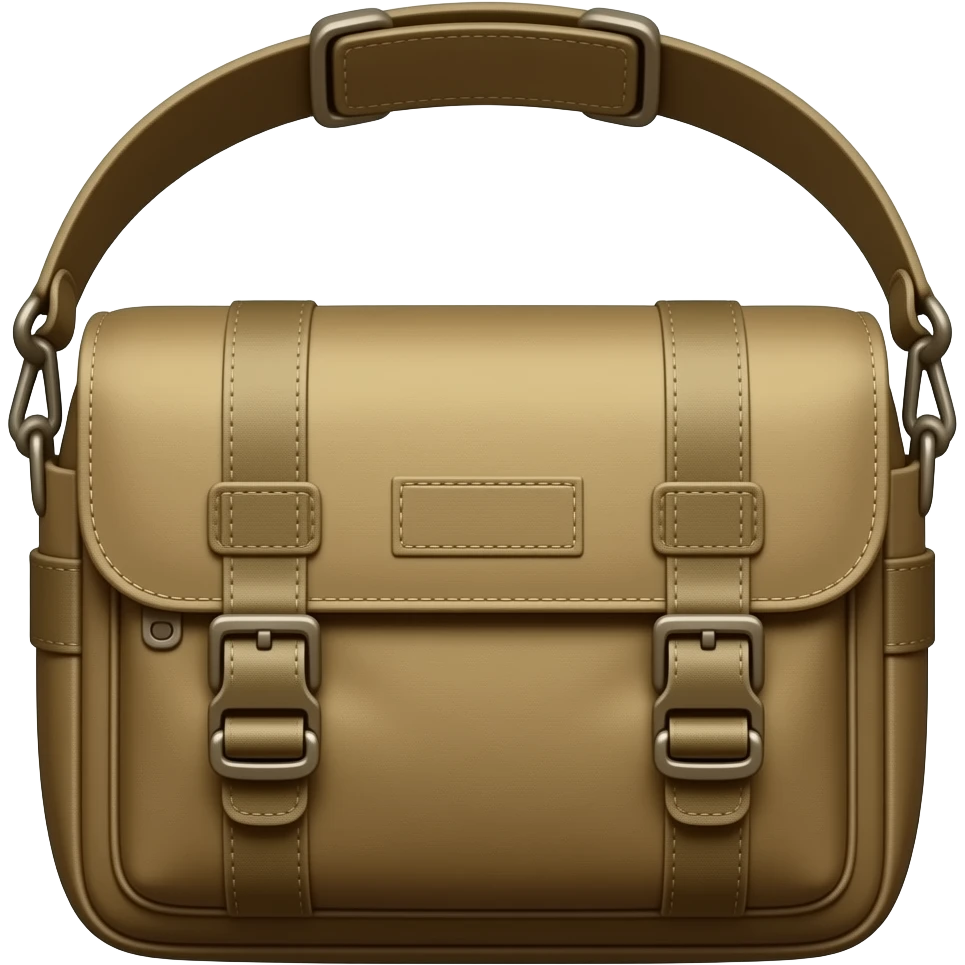 Brown Crossbody tactical sling bag emoji