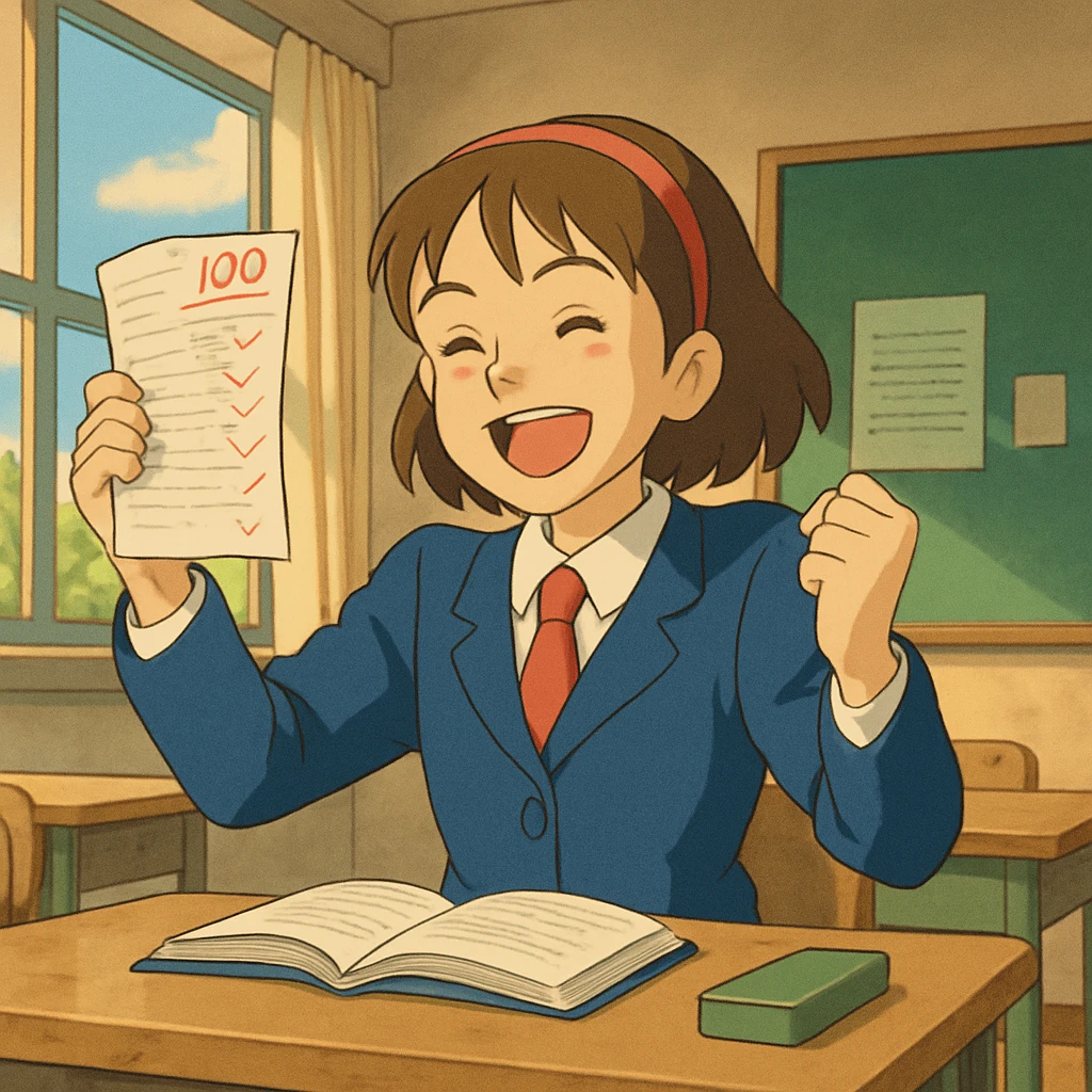pass an exam emoji