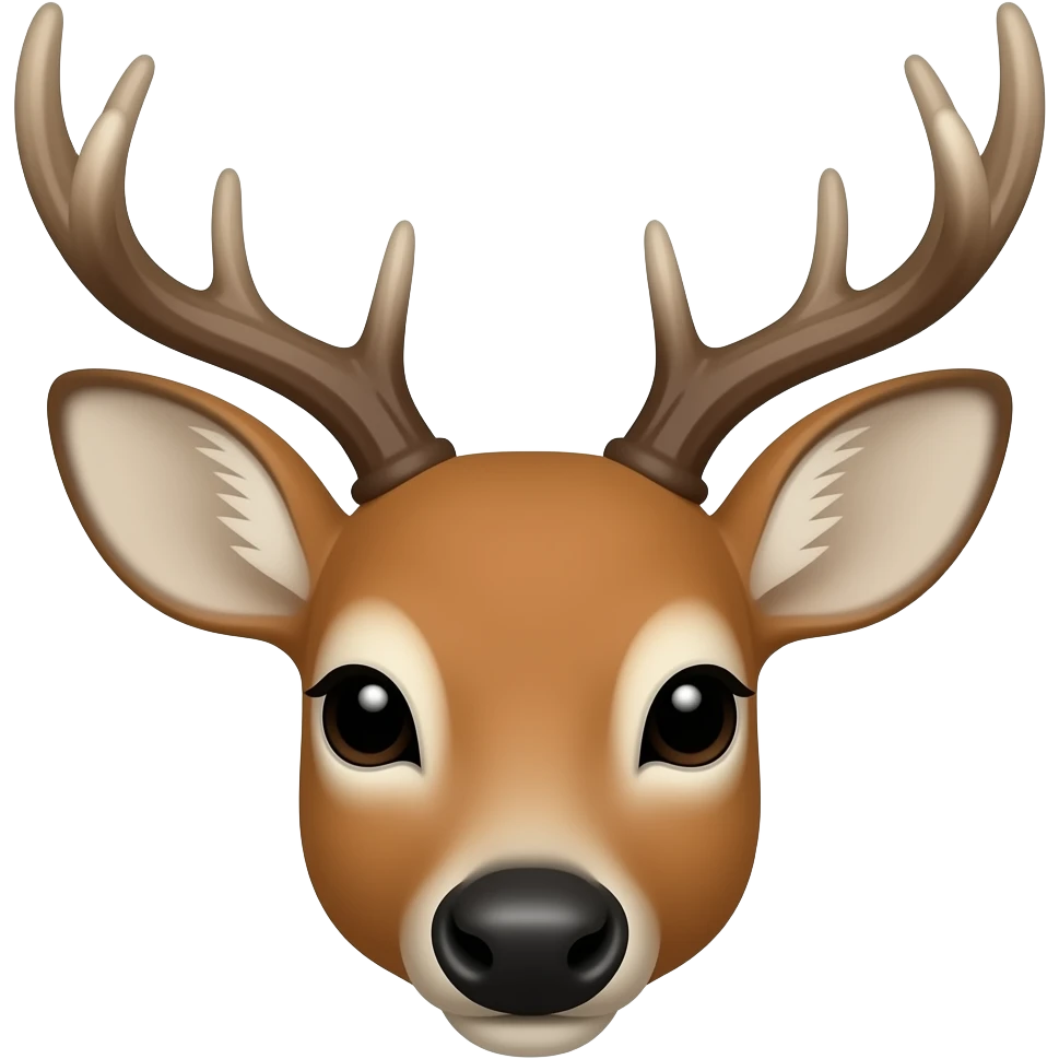 deer head emoji