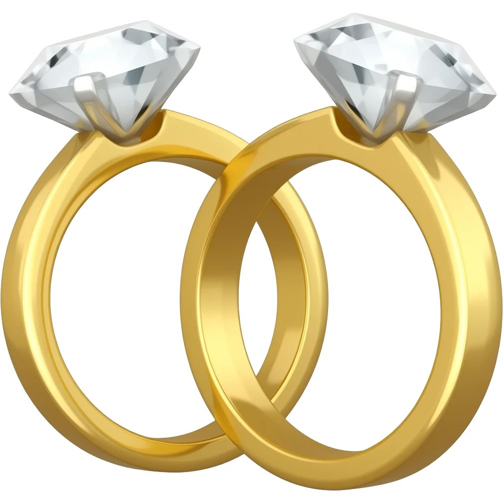 wedding rings emoji