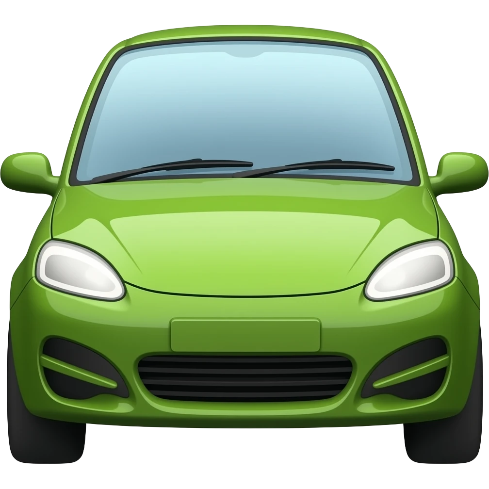 make a cool car that is green emoji