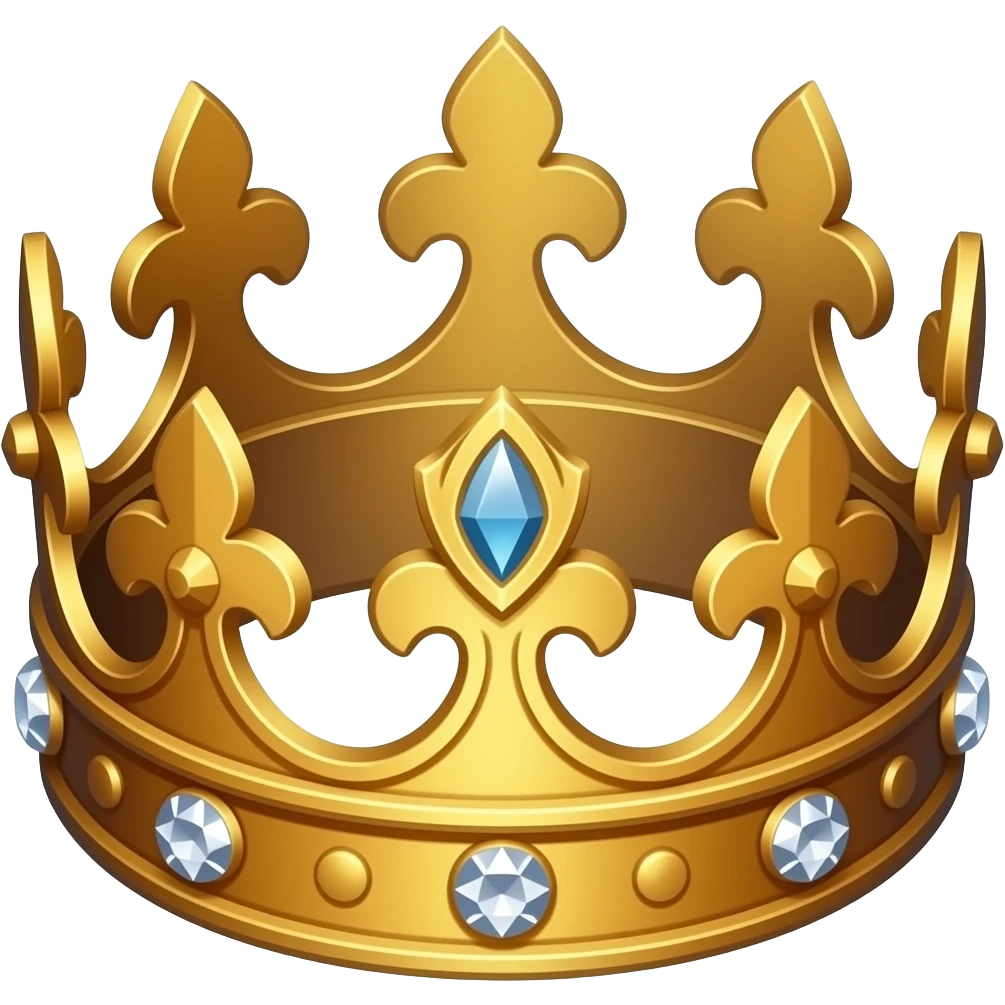 Corona laureada imperial de oro y diamantes estilo dios Emperador de Warhammer 40k emoji