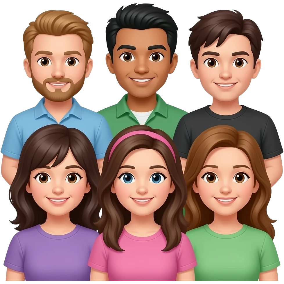 7 amigos emoji