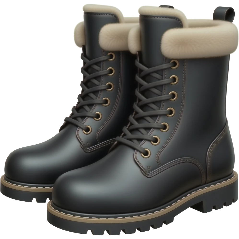winter boot pair emoji