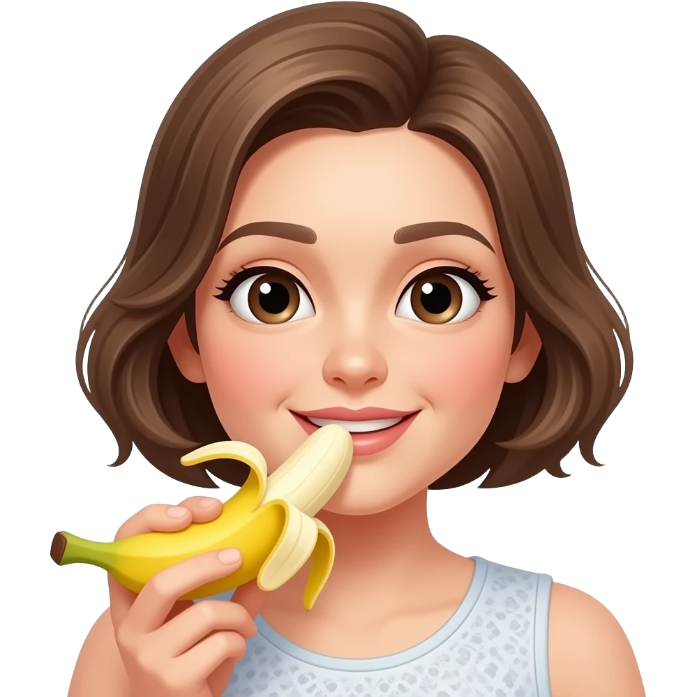 Women suck banana emoji