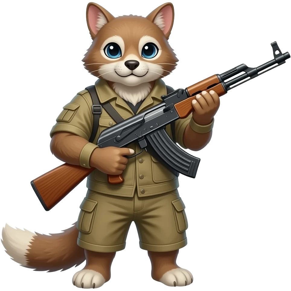 Animales con AK47 emoji